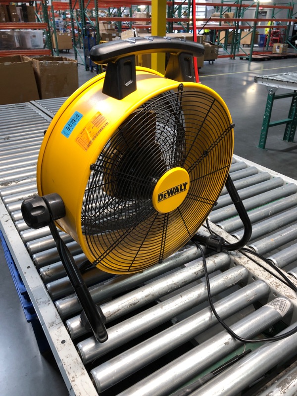 Photo 2 of (READ FULL POST) 18IN DEWALT DEWALT Industrial Warehouse Fan
