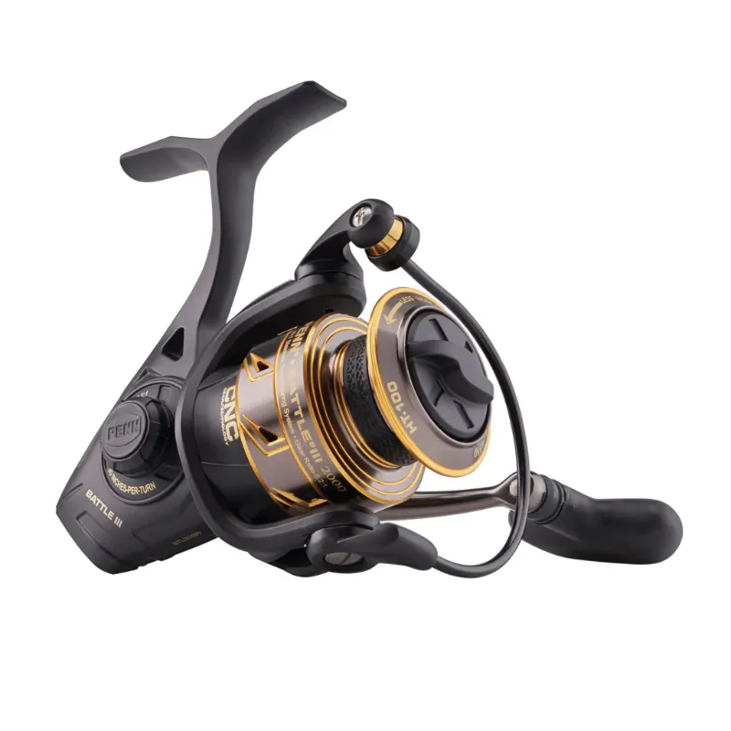 Photo 1 of ***USED - LIKELY MISSING PARTS - UNABLE TO VERIFY FUNCTIONALITY***
PENN Battle® III Spinning Reel, 2000 Reel Size, 6:2:1 Gear Ratio.
