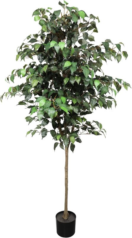 Photo 1 of 
Pertivery Ficus Tree Artificial,Silk Ficus Tree 6FT,Fake Ficus Tree Ficus Tree Artificial Lifelike Foliage & Branches -Faux Indoor Tree or Fake House...