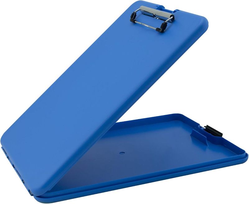 Photo 1 of 
Saunders Blue SlimMate Plastic Storage Clipboard – Light Weight, Polypropylene Clipboard for Students, Teachers, Parents, Sales, Utility, Industrial, Office