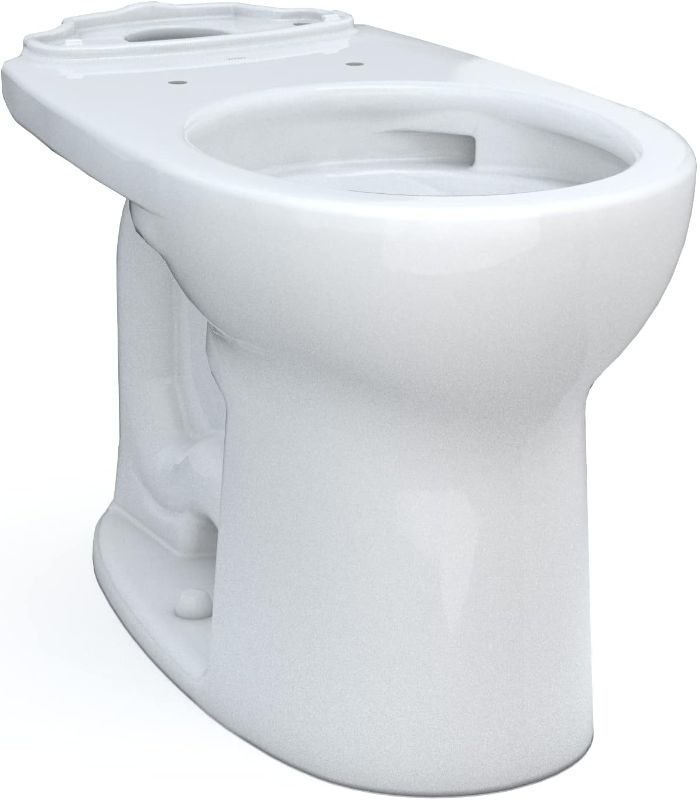 Photo 1 of ***USED - DIRTY - NO PACKAGING***
TOTO Drake Round TORNADO FLUSH Toilet Bowl with CEFIONTECT, Cotton White - C775CEFG#01