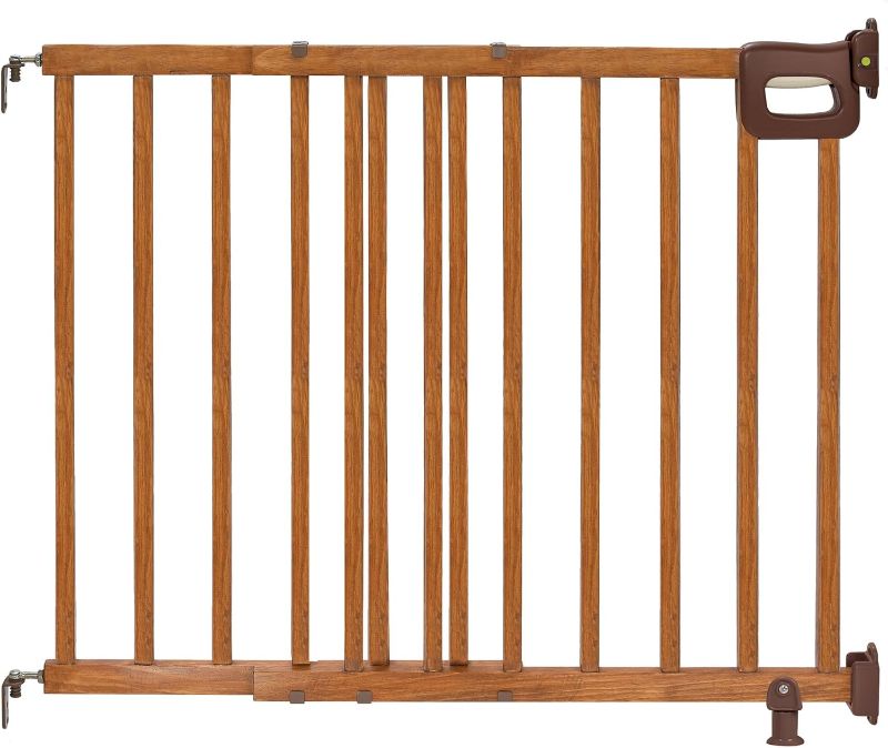 Photo 1 of 
Summer Wood Banister & Stair Safety Pet and Baby Gate, 32"-48" Wide, 33" Tall, Install Banister to Banister or Wall, or Wall to Wall 