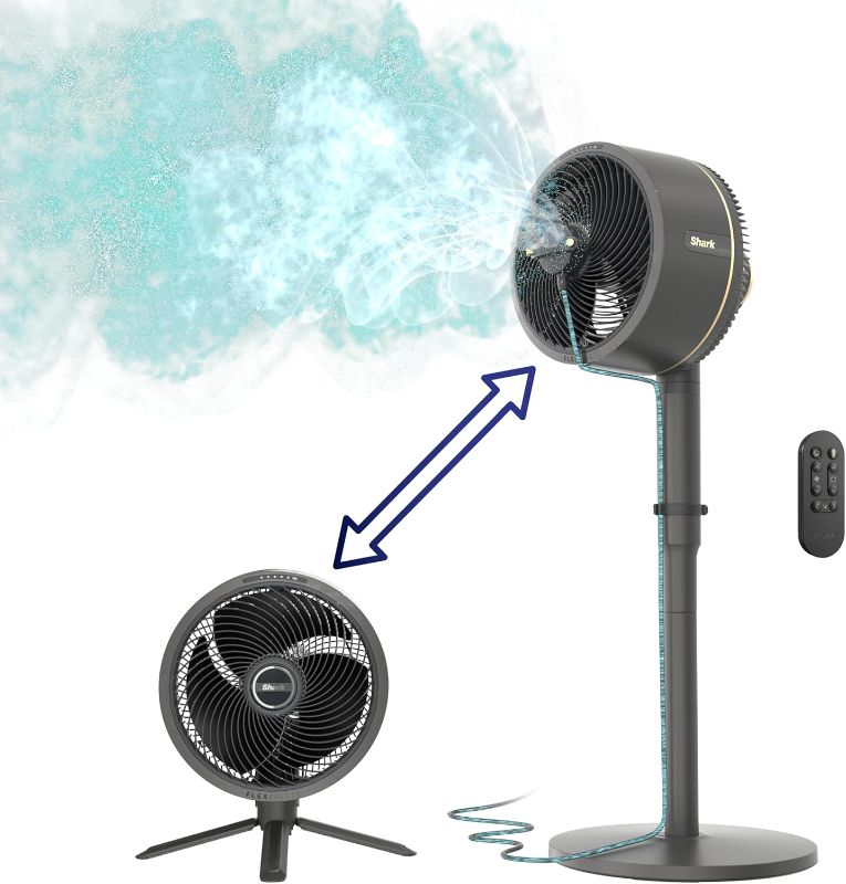 Photo 1 of 
Shark FlexBreeze Fan - Indoor & outdoor oscillating fan, pedestal & tabletop, corded & cordless portable fan with