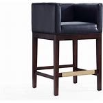 Photo 1 of ****ONLY ONE CHAIR *** Manhattan Comfort Kingsley 26 Inch Modern Counter Height Bar Stool black