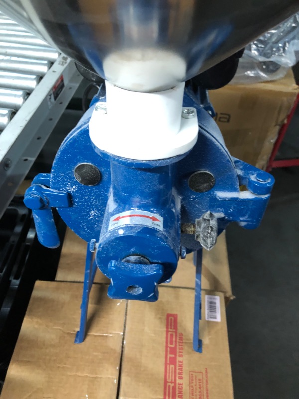 Photo 3 of ***HEAVILY USED AND DIRTY - NO PACKAGING - MISSING ACCESSORIES - POWERS ON - UNABLE TO TEST FURTHER - SEE PICTURES***
VEVOR Electric Grain Mill Grinder, 1500W 110V Dry & Wet Spice Grinder, Commercial Corn Mill with Funnel, Thickness Adjustable Powder Mach