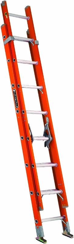 Photo 1 of ***USED - DIRTY - NO PACKAGING***
Louisville Ladder FE3220 Foot Extension Ladder, 20 ft, Orange