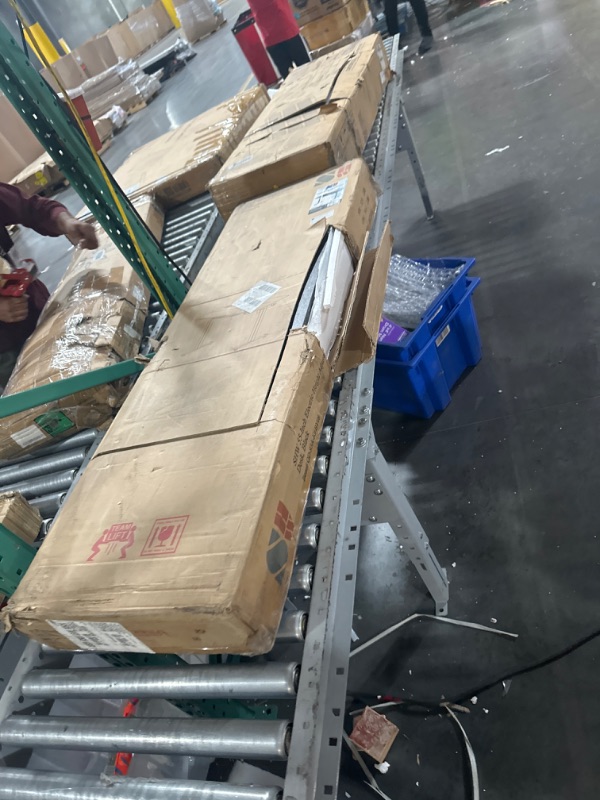 Photo 1 of SHW 55-Inch Large Electric Height Adjustable Standing Desk, 55 x 28 Inches, Black