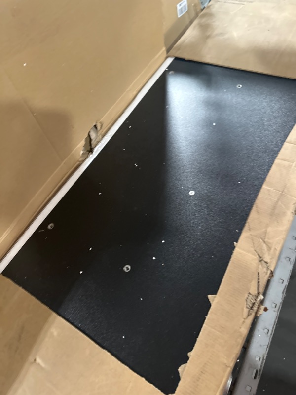 Photo 1 of SHW 55-Inch Large Electric Height Adjustable Standing Desk, 55 x 28 Inches, Black