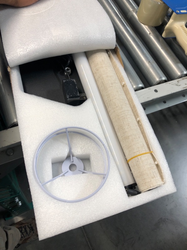 Photo 1 of ***PARTS ONLY******NON REFUNDABLE***Floor lamp - 12W Floor Lamps for Living Room with 3 Color Temperatures,Reading Lamp with Remote Control,Tall Lamp,Led Lamp,Living Room Lamp,Color Changing Lamp with Beige Lamp Shade(Bulb Included)