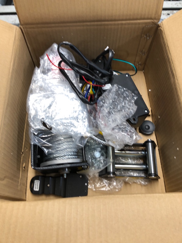 Photo 3 of ***USED - LIKELY MISSING PARTS - UNABLE TO VERIFY FUNCTIONALITY***
X-BULL 12V 3000LBS Steel Wire Electric Winch for Towing ATV/UTV Off Road with Mounting Bracket Wireless Remote