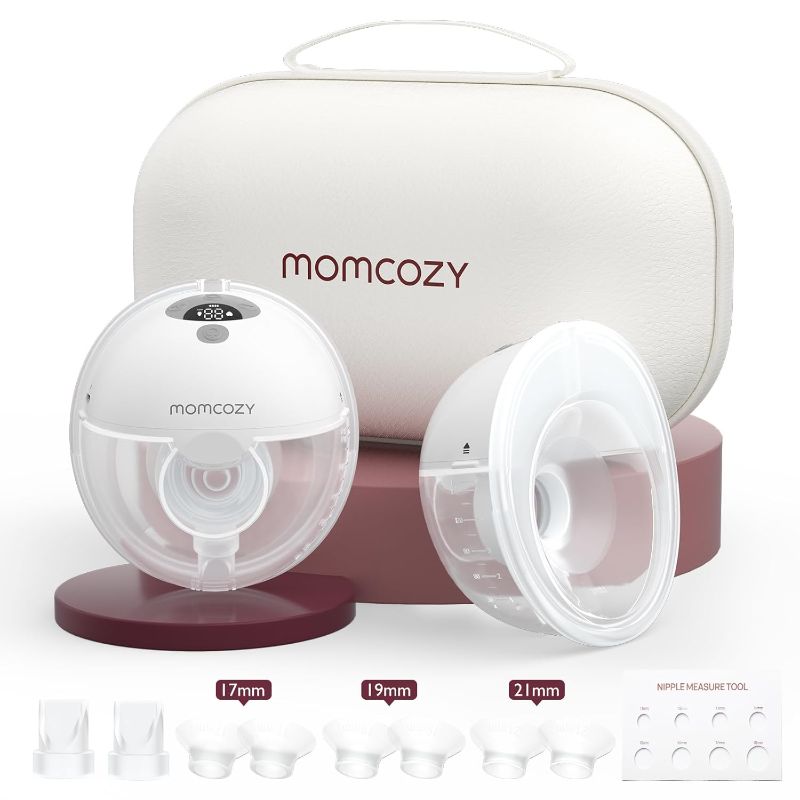 Photo 1 of **CLEAN BEFORE USE**
Momcozy Breast Pump Hands Free M5