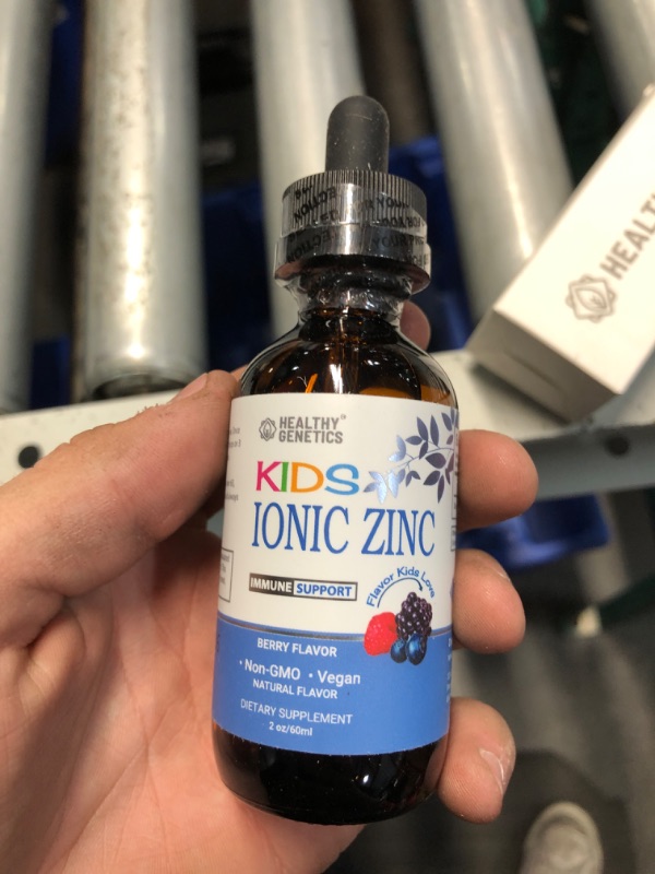 Photo 2 of ***FACTORY SEALED***
Ionic Liquid Zinc Drops for Kids | 30 Day Supply | Zinc Sulfate | Immunity, Mood, Brain Thyroid | 2 Oz