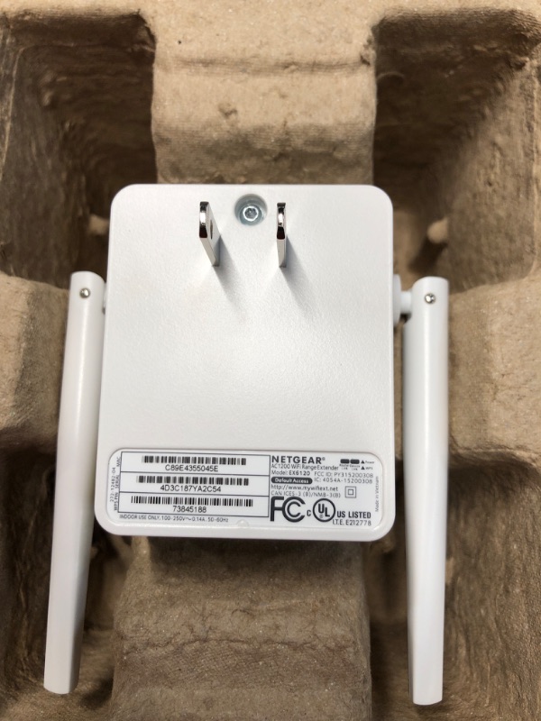 Photo 5 of ***FACTORY SEALED***NETGEAR Wi-Fi Range Extender EX6120 - Coverage Up to 1500 Sq Ft and 25 Devices with AC1200 Dual Band Wireless Signal Booster and Repeater (Up to 1200Mbps Speed)