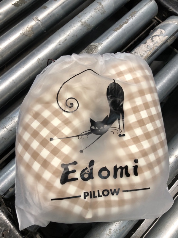 Photo 3 of (READ FULL POST) Edomi Buckwheat Neck Pillow, Comfortable U Shaped Travel Pillow Portable Pillow for Sleeping Recliner Chair Washable Pillowcase Buckwheat Hulls Filling (12x12 inch, Khaki)