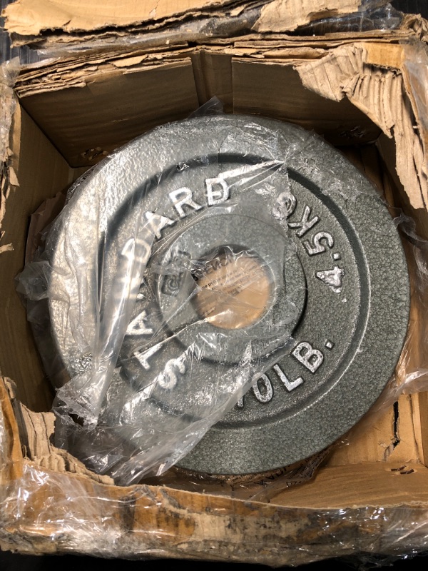 Photo 2 of (set of 2)CAP Barbell Olympic 2-Inch Weight Plate, GRAY 10 LBS