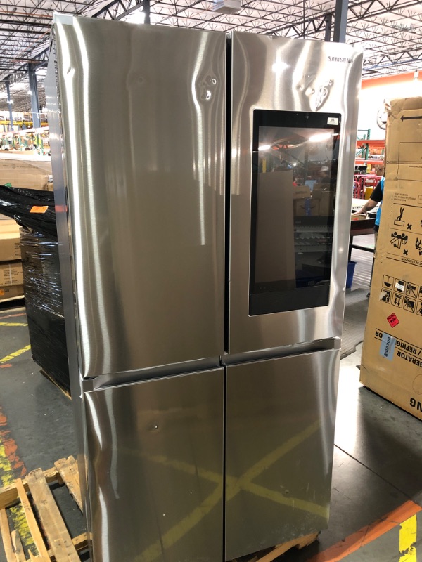 Photo 2 of ***TRUCK/TRAILER PICKUP ONLY*** SAMSUNG 29 Cu Ft Smart 4-Door Flex Refrigerator w/ Family Hub and Alexa Built-In, Beverage Center, Dual Ice Maker, Energy Star Certified, RF29A9771SR/AA, Fingerprint Resistant Stainless Steel