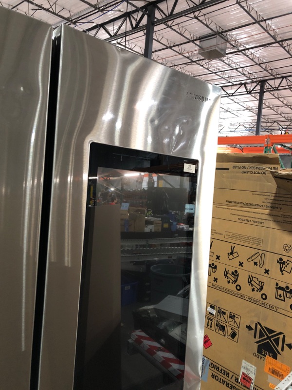 Photo 3 of ***TRUCK/TRAILER PICKUP ONLY*** SAMSUNG 29 Cu Ft Smart 4-Door Flex Refrigerator w/ Family Hub and Alexa Built-In, Beverage Center, Dual Ice Maker, Energy Star Certified, RF29A9771SR/AA, Fingerprint Resistant Stainless Steel