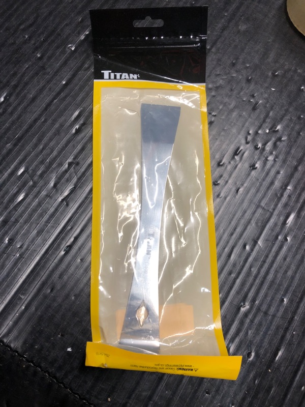 Photo 2 of (factory sealed) Titan 11509 9-1/4-Inch Stainless Steel Pry Bar Scraper