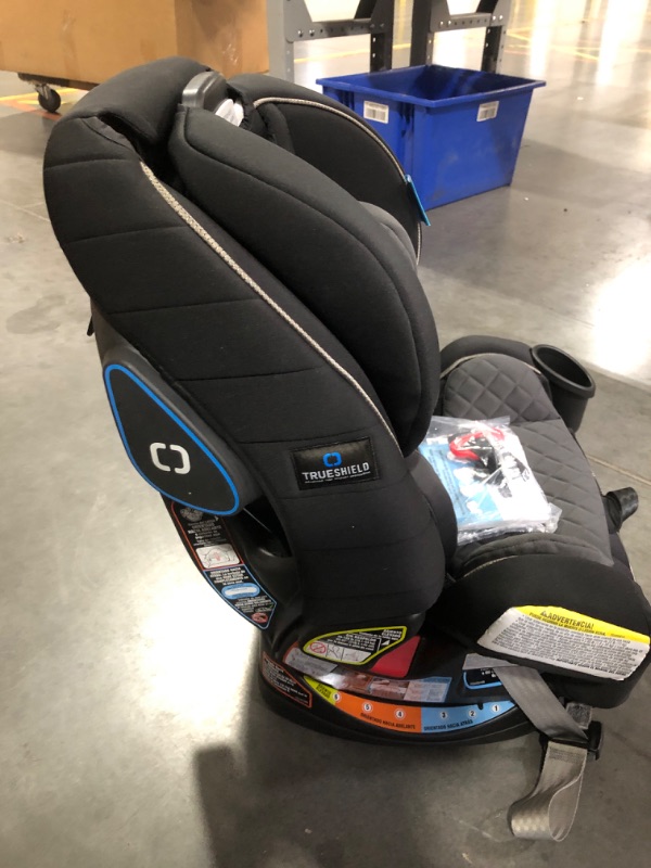 Photo 3 of ***USED - DIRTY - MISSING A CUPHOLDER***
Graco 4Ever 4 in 1 Car Seat, Featuring TrueShield Side Impact Technology, Adjustable Harness System, Ideal for Newborns, Infants, Toddlers & Kids