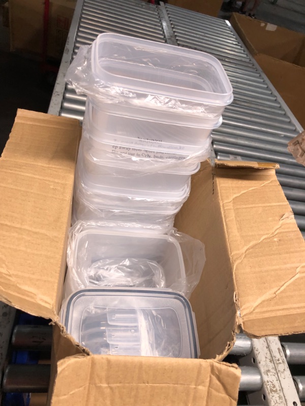 Photo 2 of ***USED - LIKELY MISSING PARTS - UNABLE TO VERIFY FUNCTIONALITY***
Airtight Food Storage Containers with Lids, Vtopmart 24 pcs Plastic Kitchen and Pantry Organization Canisters for Cereal, Dry Food, Flour and Sugar, BPA Free, Includes 24 Labels?Black