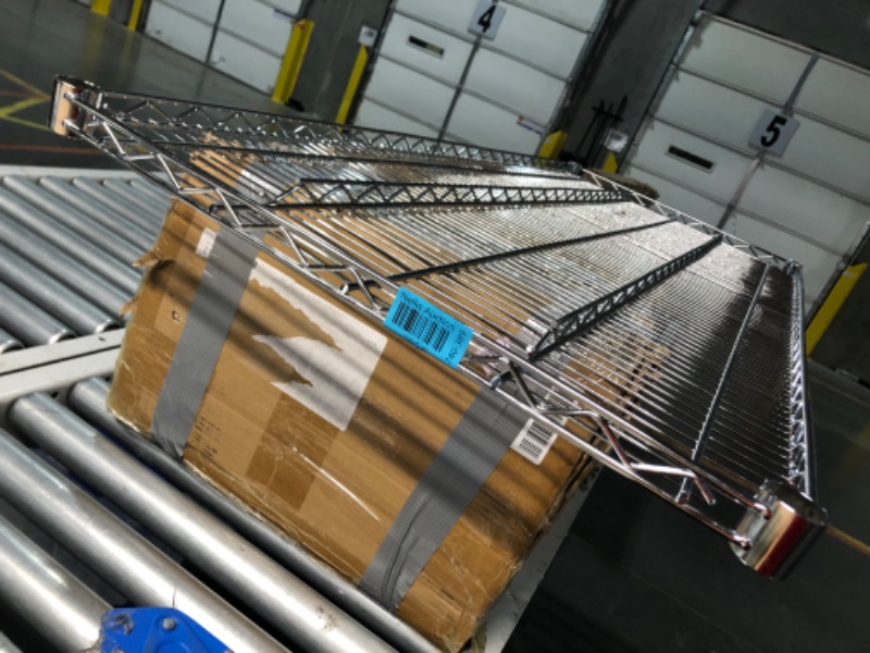 Photo 1 of ***ONLY 1 SHELF - NO OTHER PARTS - SEE PICTURES - NO PACKAGING***
Rengue Wire Shelf Unit 60"x 24" Metal Storage Heavy Duty Chrome