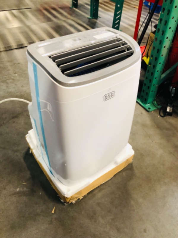 Photo 8 of ***USED - MISSING PARTS - UNTESTED - SEE COMMENTS***
BLACK+DECKER 10,000 BTU Portable Air Conditioner up to 450 Sq.Ft. with Remote Control,White White 1 Count (Pack of 1)