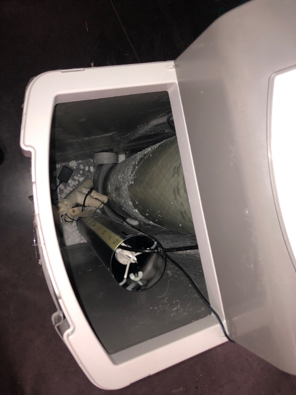 Photo 1 of ***USED - MAJOR DAMAGE - NO PACKAGING - SEE COMMENTS***
Rheem 42,000 Grain Preferred Plus Water Softener for Hard Water and Iron Reduction