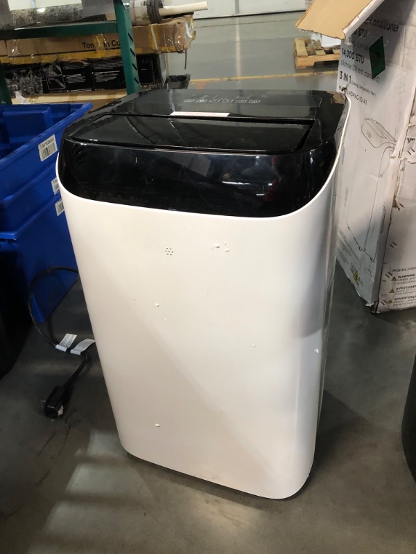 Photo 3 of ***DAMAGED - MAKES CLICKING NOISE - SEE COMMENTS***
14,000 BTU Portable Air Conditioner Cools Up to 700 Sq.Ft, 3-IN-1 Quiet Portable AC Unit with Remote Control & Installation Kits for Large Room, Campervan, Office, Temporary Space