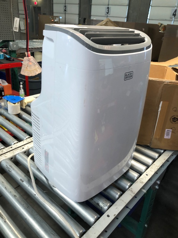 Photo 6 of ***NONREFUNDABLE - THIS SALE FINAL -  PARTS ONLY - SEE COMMENTS***
BLACK+DECKER 8,000 BTU Portable Air Conditioner up to 350 Sq.Ft.with Remote Control, White