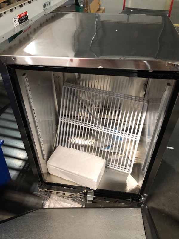 Photo 12 of ***NONREFUNDABLE - THIS SALE FINAL -  PARTS ONLY - SEE COMMENTS***
Newair 24" 5.3 Cu. Ft. Commercial Stainless Steel Built-in Beverage Refrigerator, Steel Interior, Weatherproof and Outdoor Rated