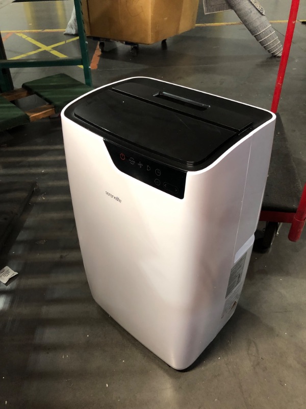 Photo 5 of ***DAMAGED - UNTESTED - NO PACKAGING - SEE COMMENTS***
SereneLife SLACP14 Single Duct Portable Air Conditioner-14000 BTU Capacity (Ashrae) Compact Home A/C Cooling Unit with Built-in Dehumidifier & Fan Modes, Includes Window Mount Kit (White) 1400 BTU