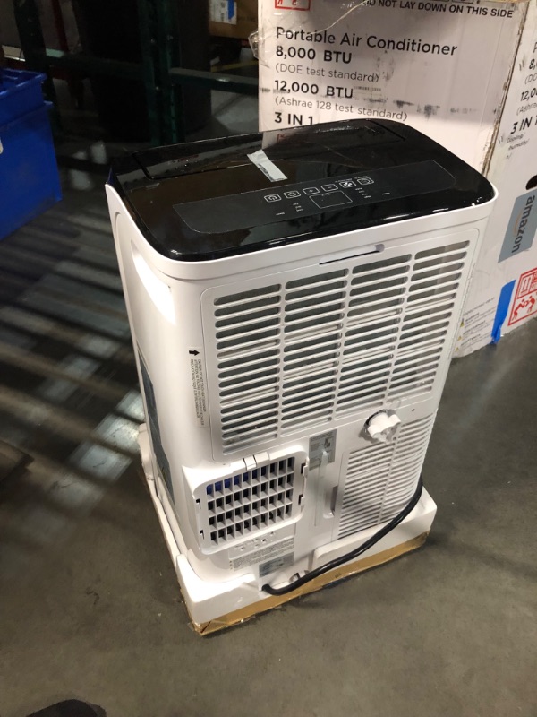 Photo 5 of ***DAMAGED - UNTESTED - SEE COMMENTS***
12,000 BTU Portable Air Conditioner Cools Up to 500 Sq.Ft, 3-IN-1 Energy Efficient Portable AC Unit with Remote Control & Installation Kits for Large Room, Campervan, Office, Temporary Space