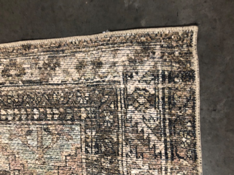 Photo 4 of ***TORN/FRAYED - NO PACKAGING - DIRTY - SEE PICTURES***
Loloi Amber Lewis x Billie Collection, Clay & Sage 7'-6" x 9'-6" Area Rug – Antique & Distressed Accent Rugs 