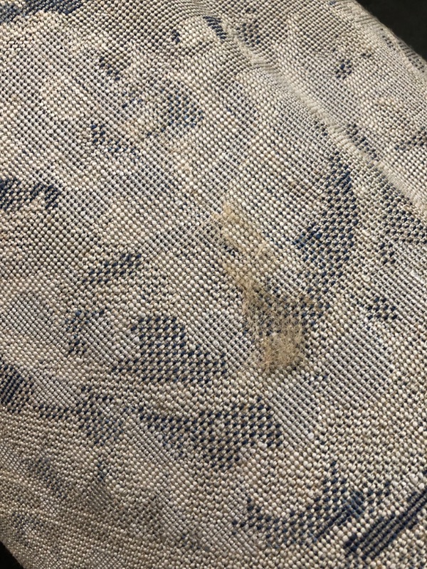 Photo 7 of ***MAJOR DAMAGE - HUGE TEAR - SEE PICTURES - NO PACKAGING - VERY DIRTY***
Melrose Audrey Ivory/Blue 9 Ft. X 12 Ft. Medallion Area Rug