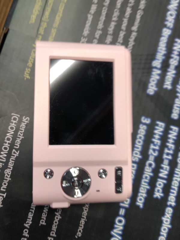 Photo 3 of ***USED - NO BATTERY OR SD CARD - UNABLE TO TEST***
Digital Camera, 1080P HD 2.4 Inch IPS Display Pocket Camera, 16X Zoom Compact Point and Shoot Camera, 48MP Vlogging Camera for Recording Photography, Rechargeable for Teens, Kids