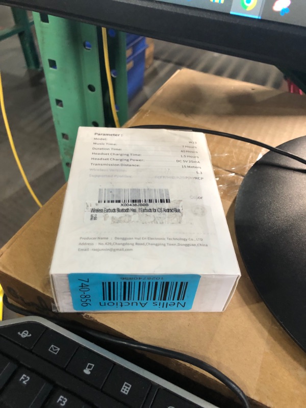 Photo 1 of ***USED - LIKELY MISSING PARTS - UNABLE TO VERIFY FUNCTIONALITY***
Wireless Earbuds Bluetooth Headphones 5.3 Bass Stereo Earphones, 40H Playtime Ear Buds with LED Power Display, Bluetooth Earbud with Noise Cancelling Mic IPX7 Waterproof Earbuds for iOS An