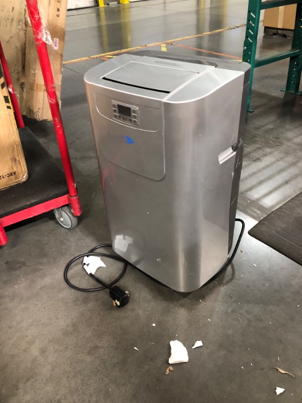 Photo 5 of ***USED - DAMAGED - MISSING PARTS - SEE COMMENTS***
Whynter Portable Air Conditioner 12,000 BTU & Portable Heater with Dual Hose Dehumidifier & Cooling Fan for 400 Sq Ft Rooms, Includes AC Unit Window Kit Elite ARC-122DHP (7,000 BTU SACC), Silver