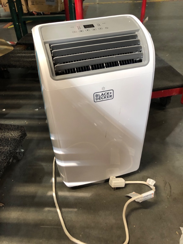 Photo 9 of ***USED - MISSING PARTS - SEE COMMENTS***
BLACK+DECKER Air Conditioner, 14,000 BTU Air Conditioner Portable for Room up to 700 Sq. Ft., 3-in-1 AC Unit, Dehumidifier, & Fan, Portable AC with Installation Kit & Remote Control White - 14,000 BTU 1 Count (Pac