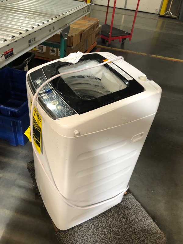 Photo 12 of ***USED - DAMAGED - UNTESTED - SEE COMMENTS***
Small Portable Washer,Portable Washer 0.9 Cu. Ft. with 5 Cycles, Transparent Lid & LED Display