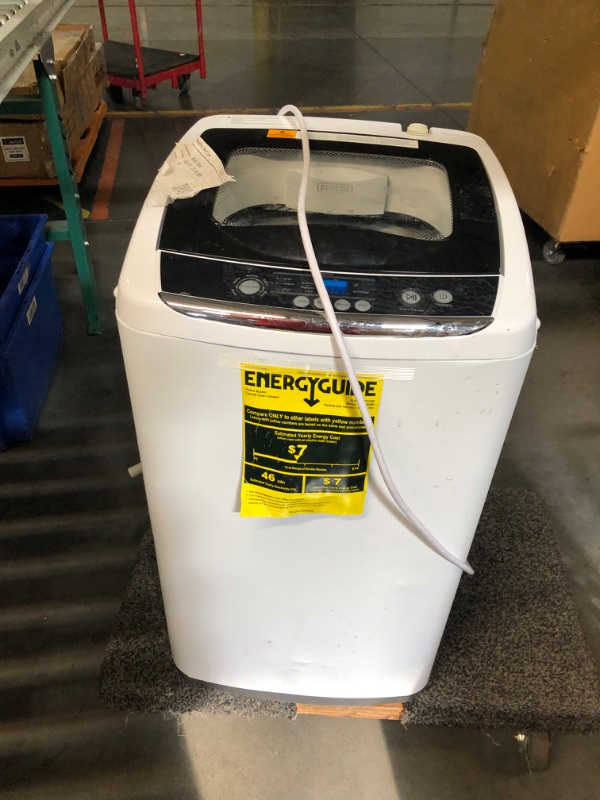 Photo 14 of ***USED - DAMAGED - UNTESTED - SEE COMMENTS***
Small Portable Washer,Portable Washer 0.9 Cu. Ft. with 5 Cycles, Transparent Lid & LED Display