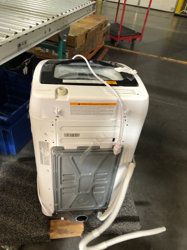 Photo 13 of ***USED - DAMAGED - UNTESTED - SEE COMMENTS***
Small Portable Washer,Portable Washer 0.9 Cu. Ft. with 5 Cycles, Transparent Lid & LED Display