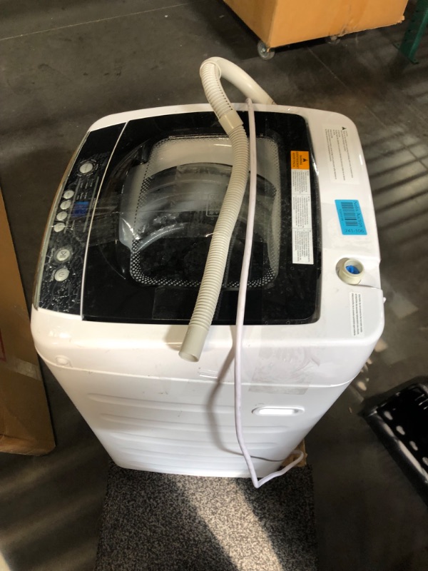 Photo 7 of ***USED - DAMAGED - UNTESTED - SEE COMMENTS***
Small Portable Washer,Portable Washer 0.9 Cu. Ft. with 5 Cycles, Transparent Lid & LED Display