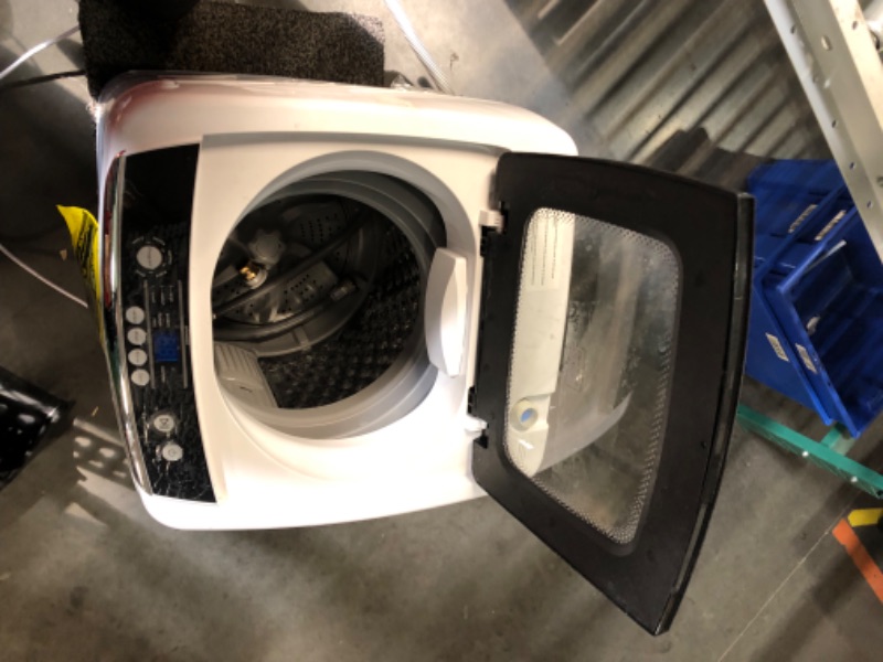 Photo 10 of ***USED - DAMAGED - UNTESTED - SEE COMMENTS***
Small Portable Washer,Portable Washer 0.9 Cu. Ft. with 5 Cycles, Transparent Lid & LED Display