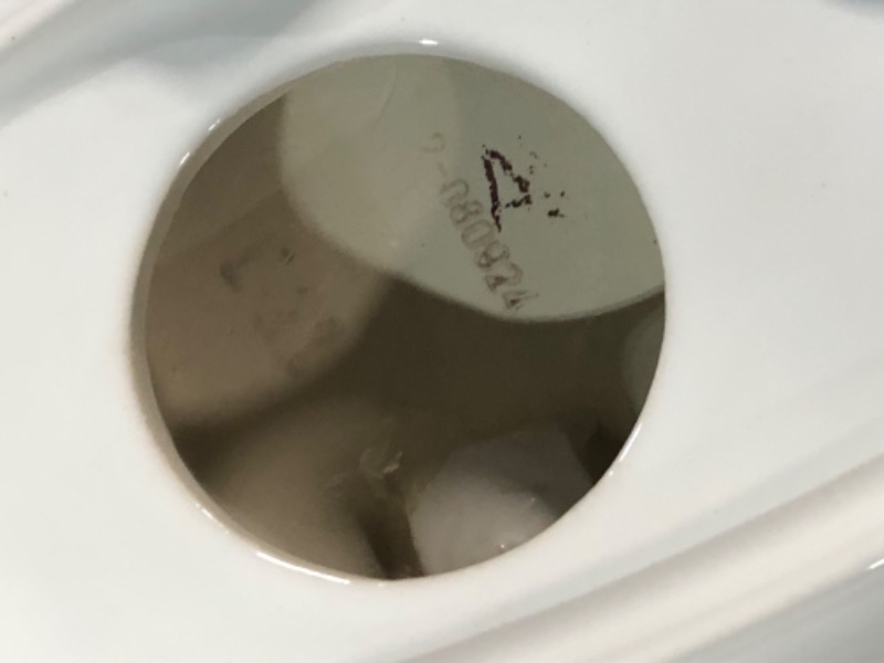 Photo 3 of ***USED - DIRTY - NO PACKAGING***
TOTO Drake Round TORNADO FLUSH Toilet Bowl with CEFIONTECT, Cotton White - C775CEFG#01