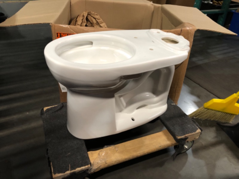 Photo 2 of ***USED - DIRTY - NO PACKAGING***
TOTO Drake Round TORNADO FLUSH Toilet Bowl with CEFIONTECT, Cotton White - C775CEFG#01