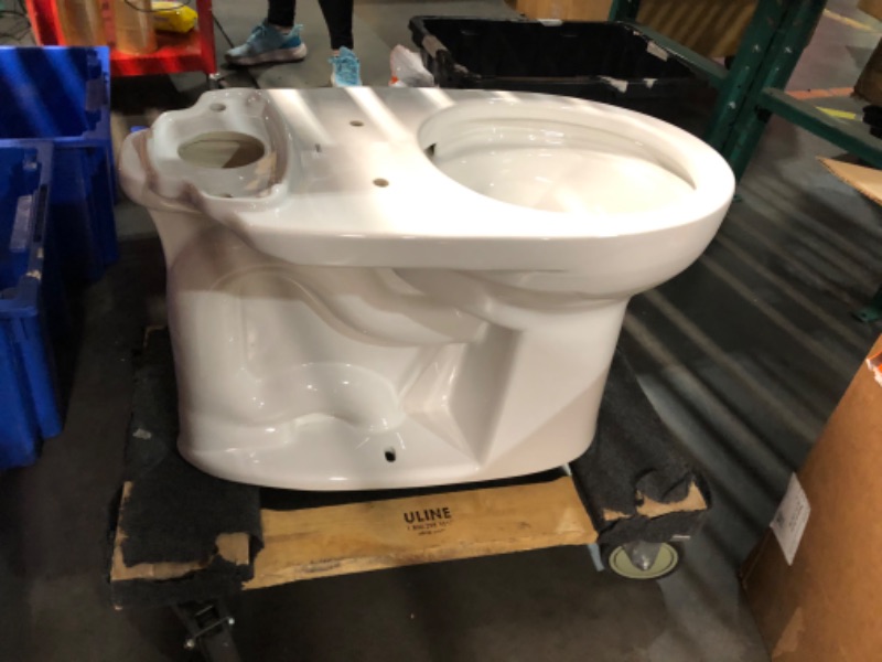 Photo 5 of ***USED - DIRTY - NO PACKAGING***
TOTO Drake Round TORNADO FLUSH Toilet Bowl with CEFIONTECT, Cotton White - C775CEFG#01