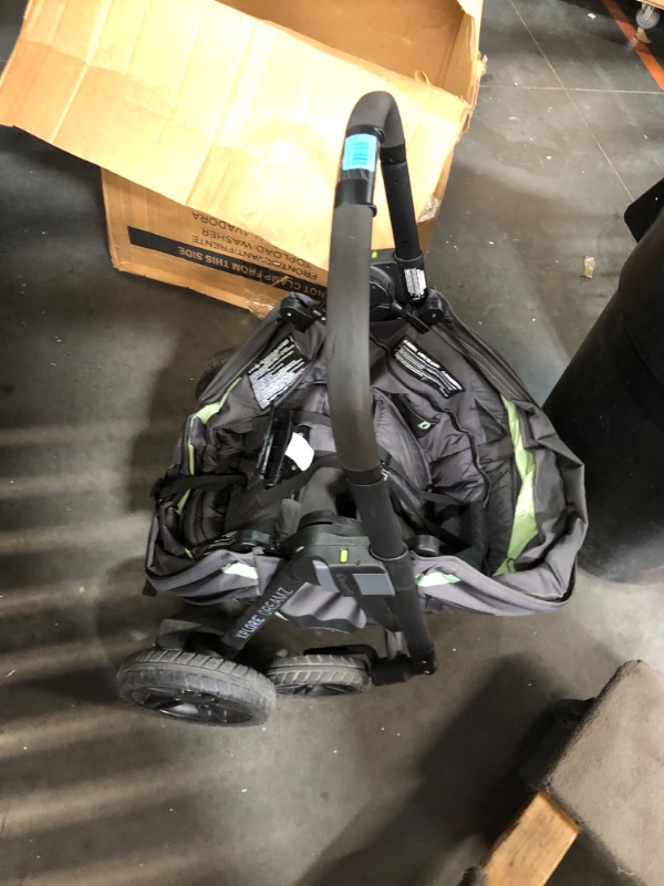 Photo 2 of ***USED - INCOMPLETE - MISSING PARTS - UNABLE TO VERIFY FUNCTIONALITY - DIRTY - SEE PICTURES***
Evenflo Pivot Xplore Dreamz All-Terrain Stroller Wagon with Bassinet Insert (Voyager Green)