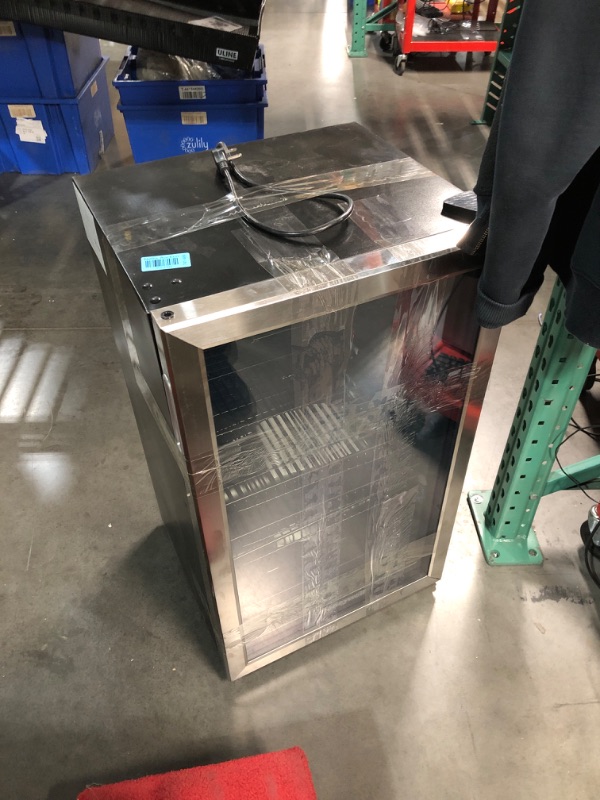 Photo 2 of ***NONREFUNDABLE - THIS SALE FINAL -  PARTS ONLY - SEE COMMENTS***
Honeywell Beverage Refrigerator and Cooler, 115 Can Mini Fridge with Glass Door for Soda Beer or Wine for Office or Bar with Adjustable Removable Shelving