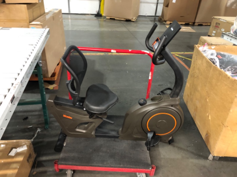 Photo 3 of ***MISSING FRONT SUPPORT - SEE PICTURES - NO PACKAGING - OTHER PARTS LIKELY MISSING***
Niceday Recumbent Exercise Bike, Recumbent Bike for Home, Recumbent Stationary Bike 400LBS Weight Capacity, Magnetic Recumbent Bike with Smart APP, LCD Monitor, Heart R