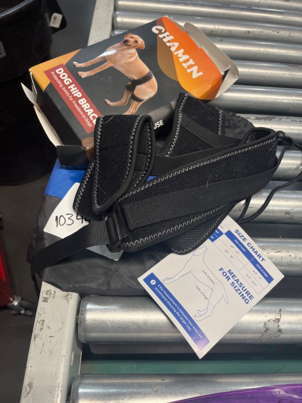 Photo 1 of ***USED****has pet hair 
CHAMIN Dog Hip Orthotics Brace, Dog Hip Dysplasia Brace Harness, Support for Hip Dysplasia, Luxating Patella, Prevent Hip Joint Diseases and Assisted orthopedics, et(Extra Large)